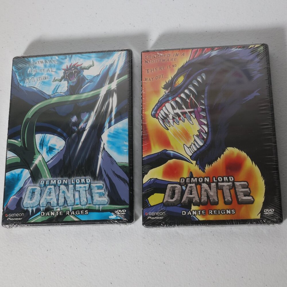 Demon Lord Dante Anime Dvd Set Dante Rage And Dante Reigns